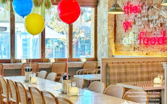 Frankie B's: Street Culture Meets Modern Dining — Custom Furniture & Decor for Parramatta's Eat Street
