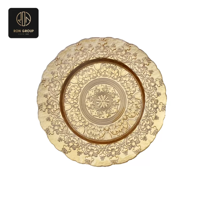 Elegant Glass Plate Series E