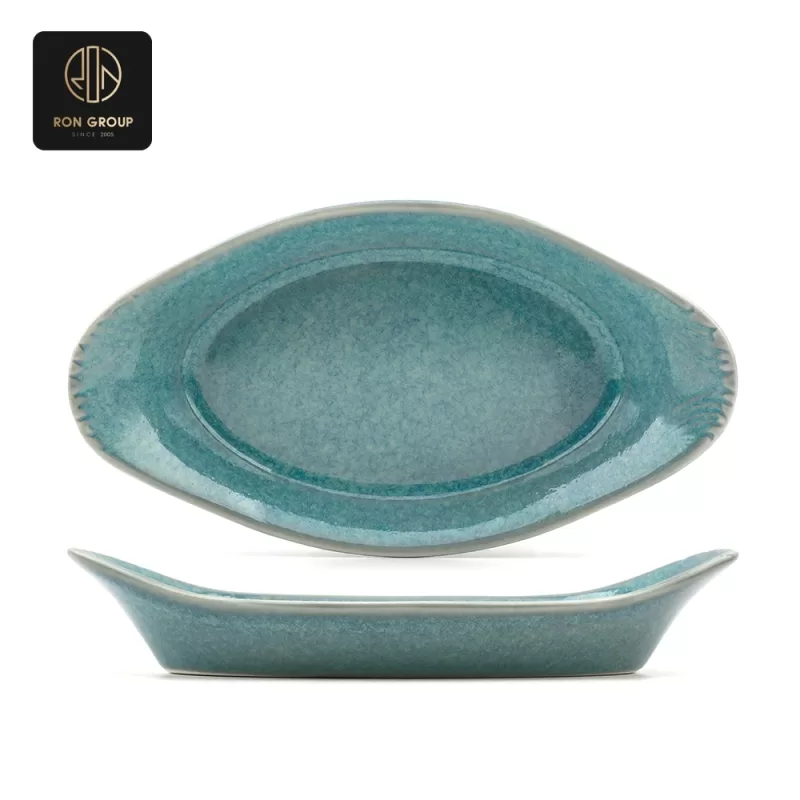 Exquisite Starlight green ceramic tableware C