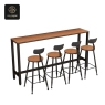 RON GROUP Bar Table and Stools - High Bar Table Series F