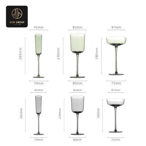 Colored Glass Cup Series R