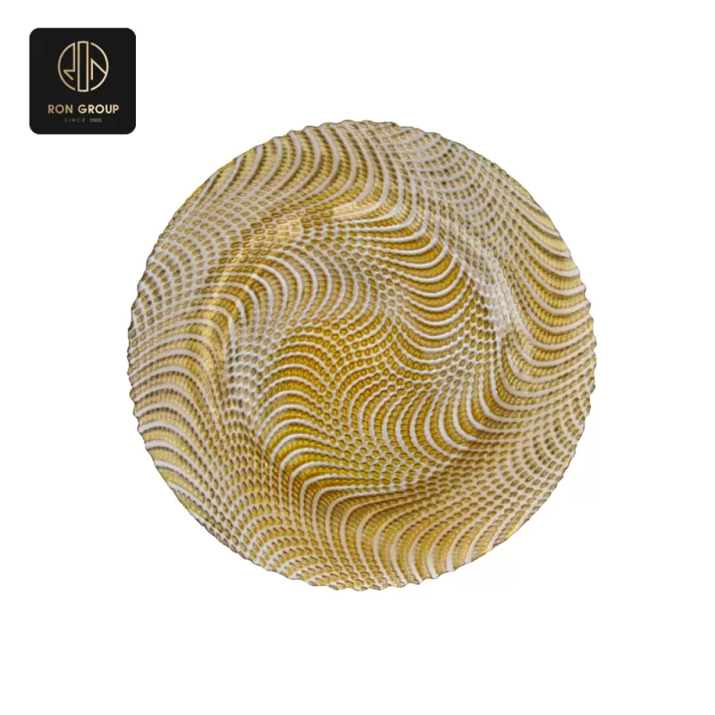Elegant Glass Plate Series C