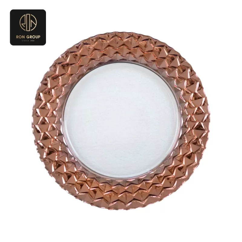Elegant Glass Plate Series J