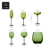 Colored Glass Cup Series F