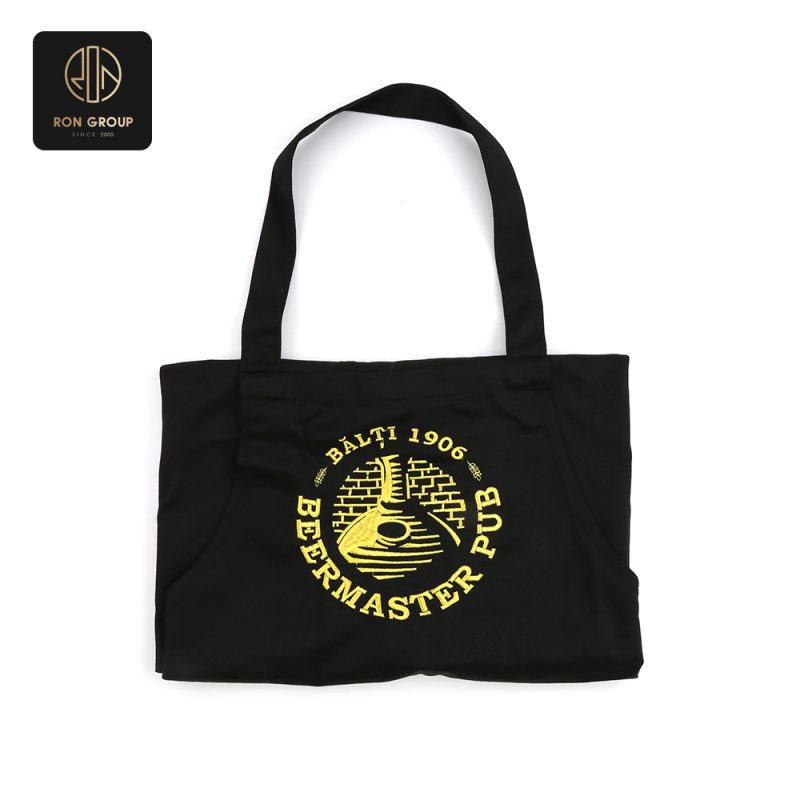 Black Custom Logo Chef Apron Series