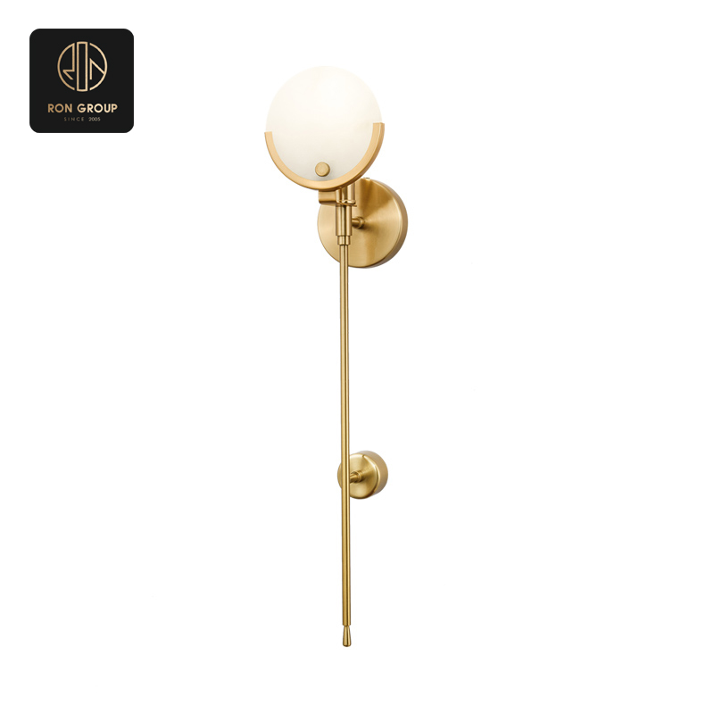 Energy-Efficient Brass Wall Lamp Series