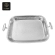 Square Rectangular Gold Silver Plastic Tray