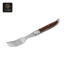 Ron Group Wooden Handle Series A Fork - Stainless Steel and Wood Cutlery