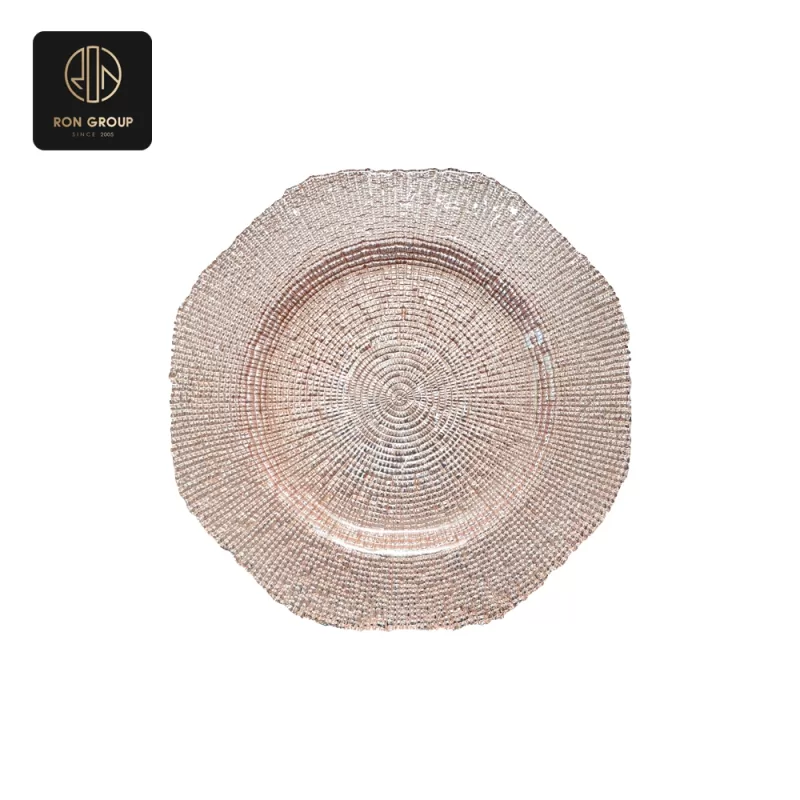 Elegant Glass Plate Series H