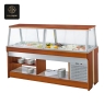 RON GROUP Double Sided Open Salad Table - Commercial Restaurant Salad Bar