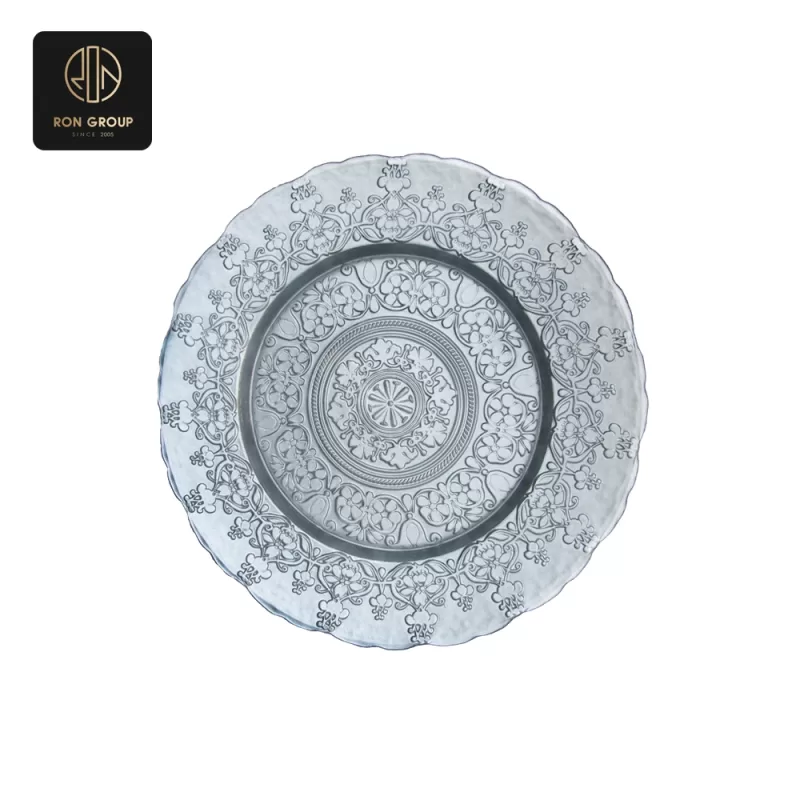 Elegant Glass Plate Series E