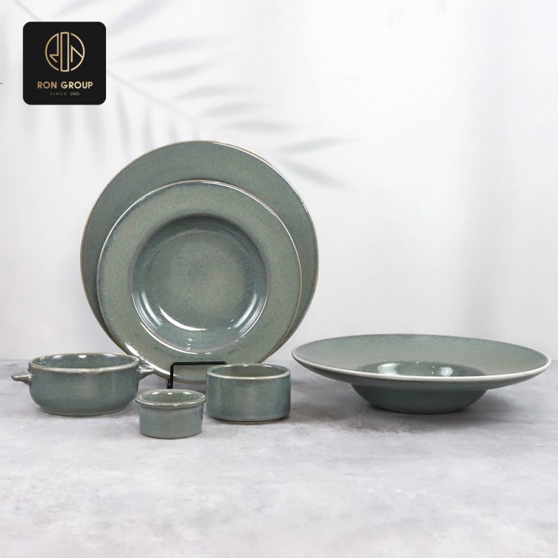 Elegant Tasman blue Ceramics Set D