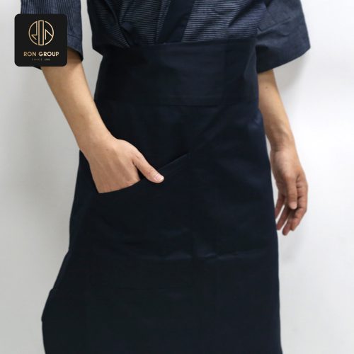 Long Stylish Black Apron