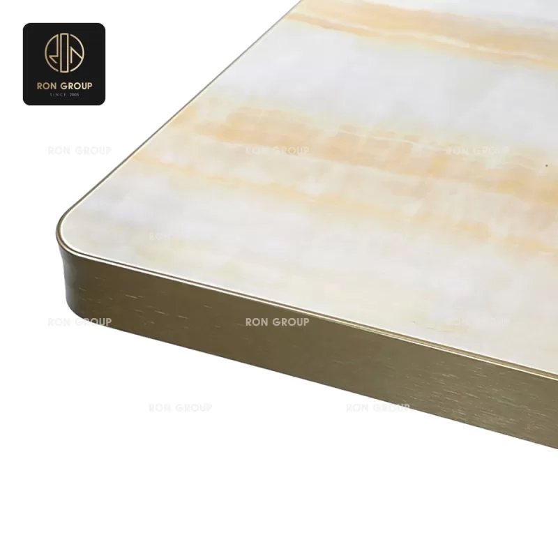 Square Marble-Top Bistro Table Series