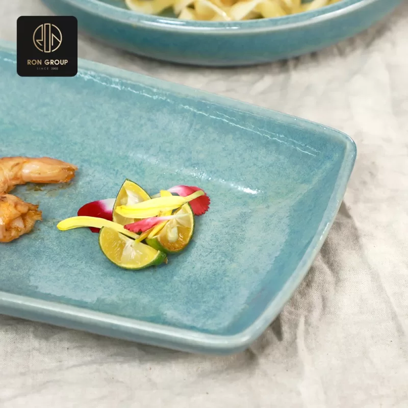 Exquisite Starlight green ceramic tableware E