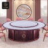 RON GROUP Luxury Round Dining Set with Pink Chairs