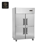 RON GROUP Double Door Kitchen Refrigerator - Stainless Steel