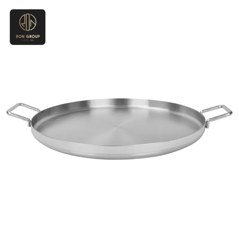 Stainless steel frying pan
