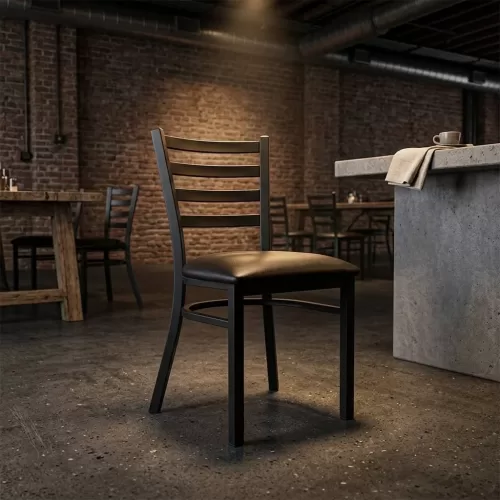 Metal Ladder Back Chairs Series A