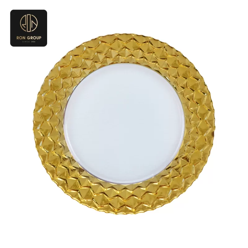 Elegant Glass Plate Series J