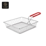 RON GROUP Frying Basket Series C - Metal Fry Basket with Red Handle