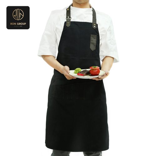 Durable Black Chef Apron 