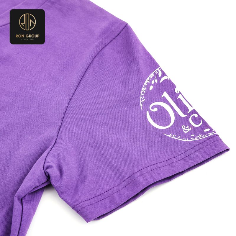 Restaurant Purple and White T-Shirts Series 