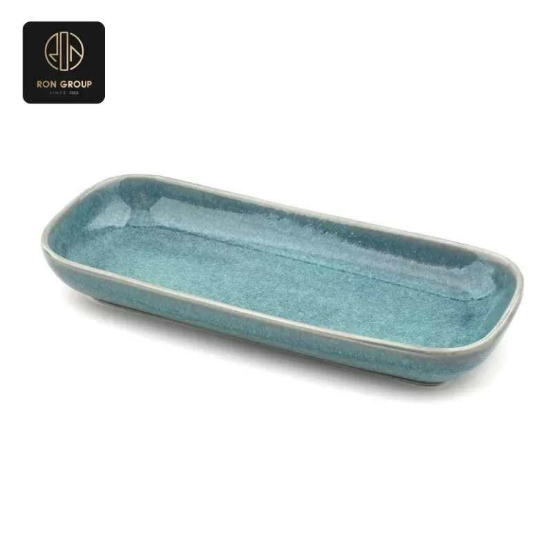 Exquisite Starlight green ceramic tableware E
