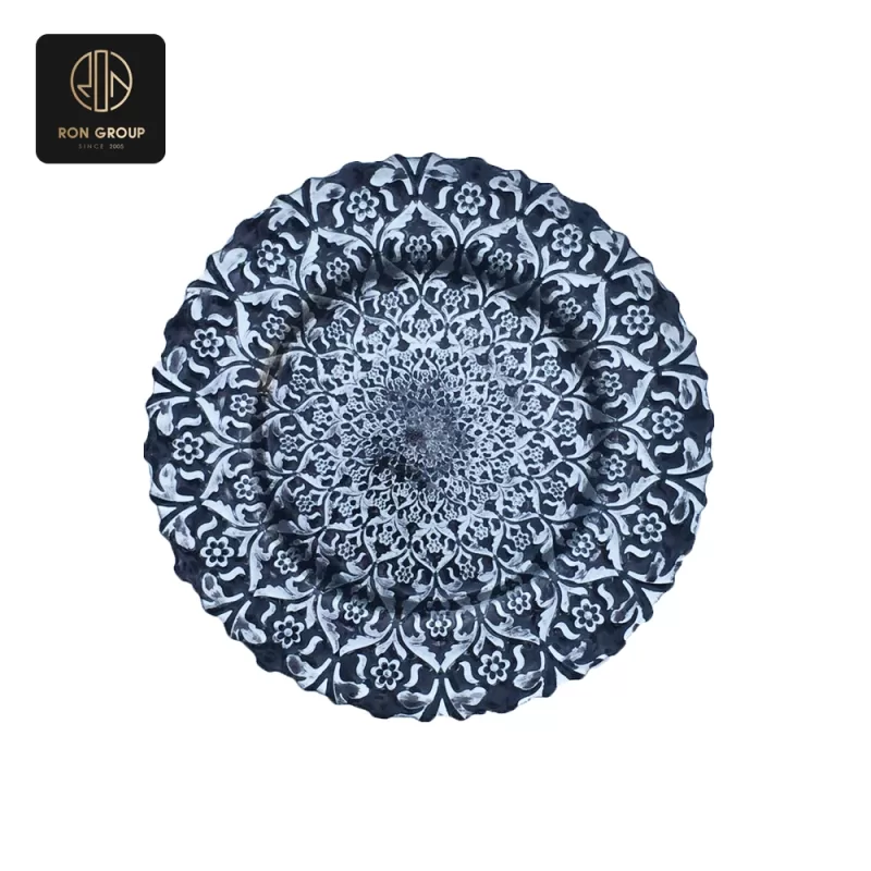 Elegant Glass Plate Series D