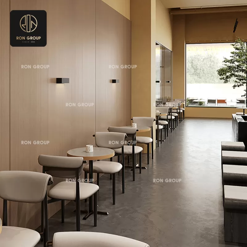 Round Wood-Top Bar Height Table Series
