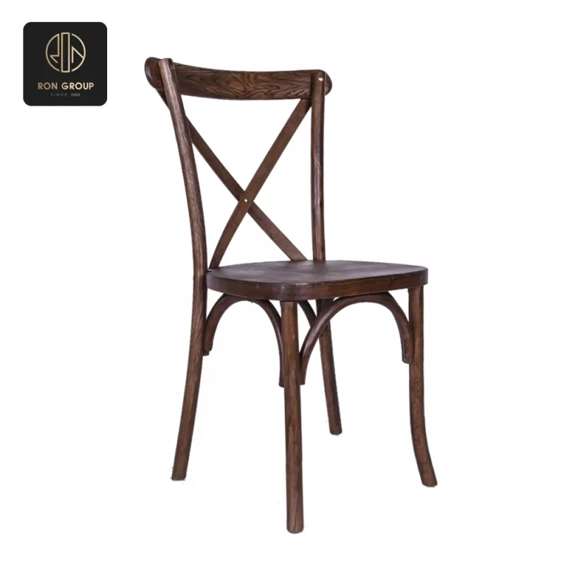 Wooden fork-backed chair B