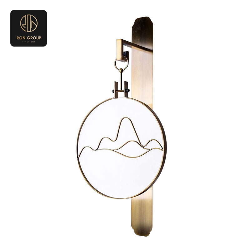 Modern Brass Wall Light Series