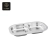 Stainless Steel 2-Compartment Dish Series