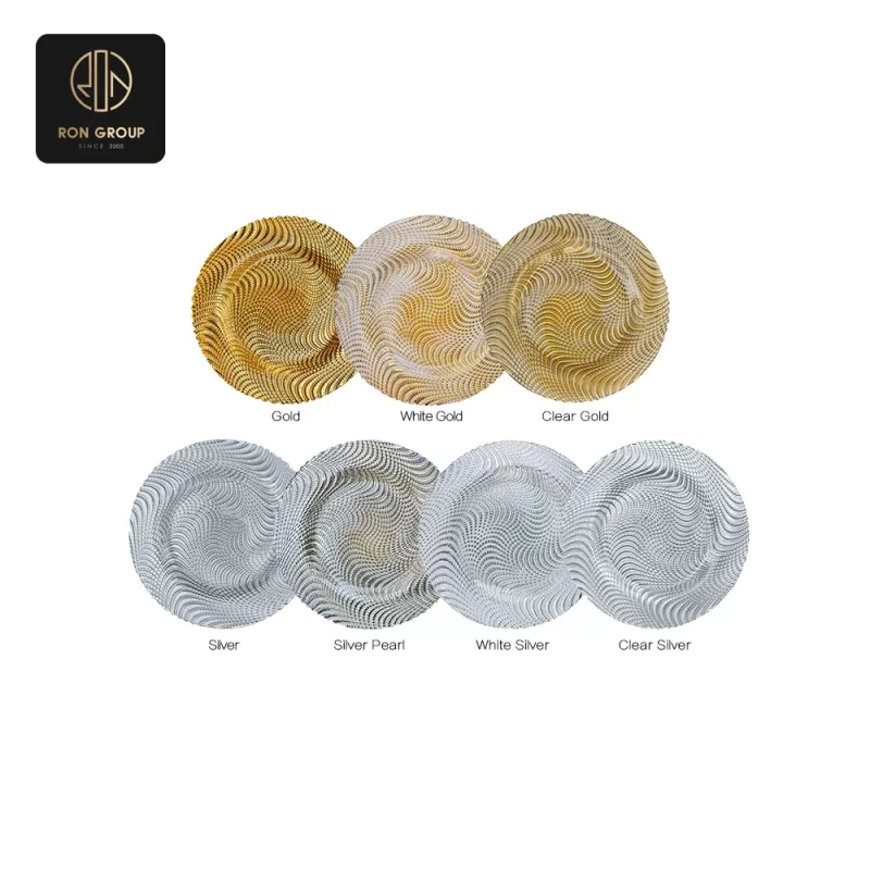 Elegant Glass Plate Series C