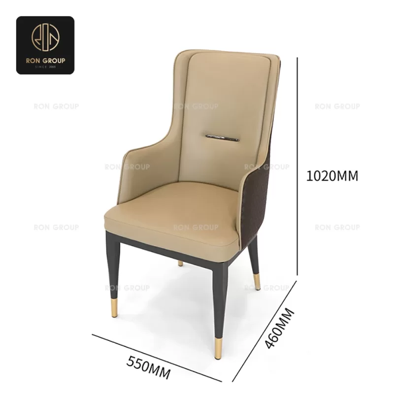 Leatherette High-Back Dining Armchair SeriesA