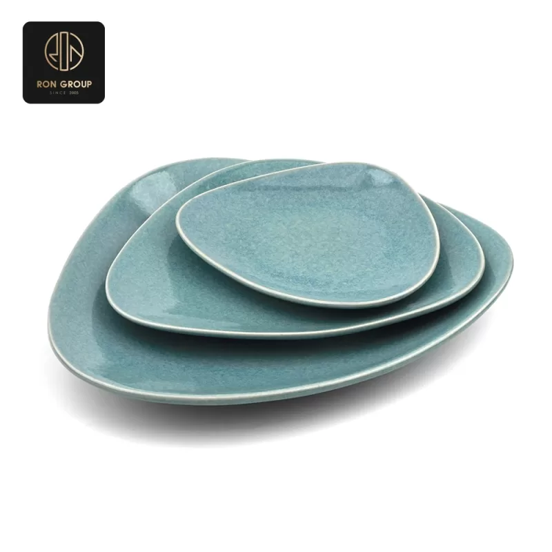 Exquisite Starlight green ceramic tableware C