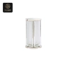 RON GROUP Crystal Glass Side Table - Elegant Modern Design