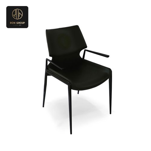 Sleek Black Armchair Series