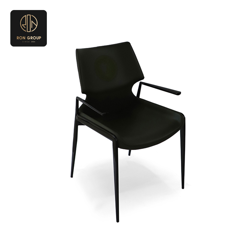 Sleek Black Armchair Series