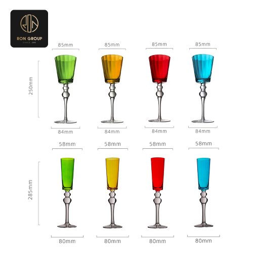 Colored Glass Cup Series T