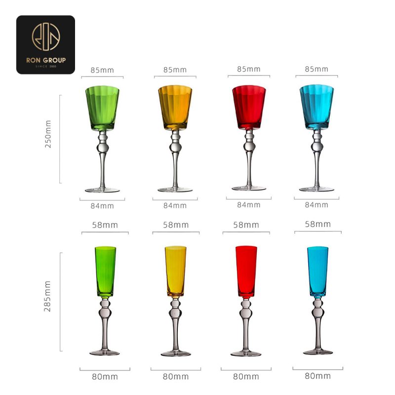 Colored Glass Cup Series T