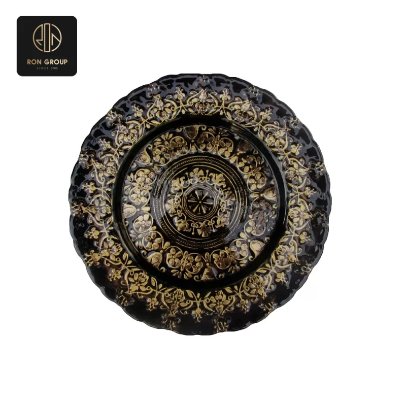 Elegant Glass Plate Series E