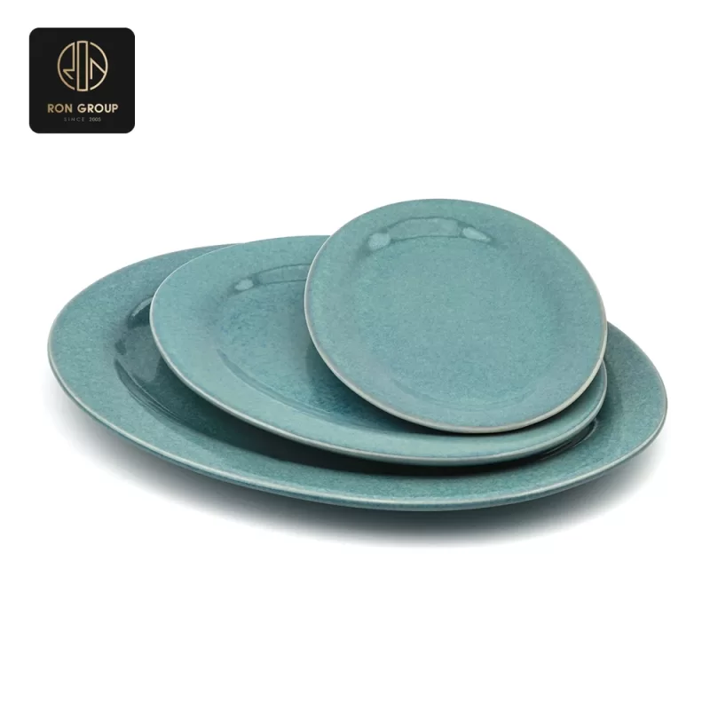 Exquisite Starlight green ceramic tableware C