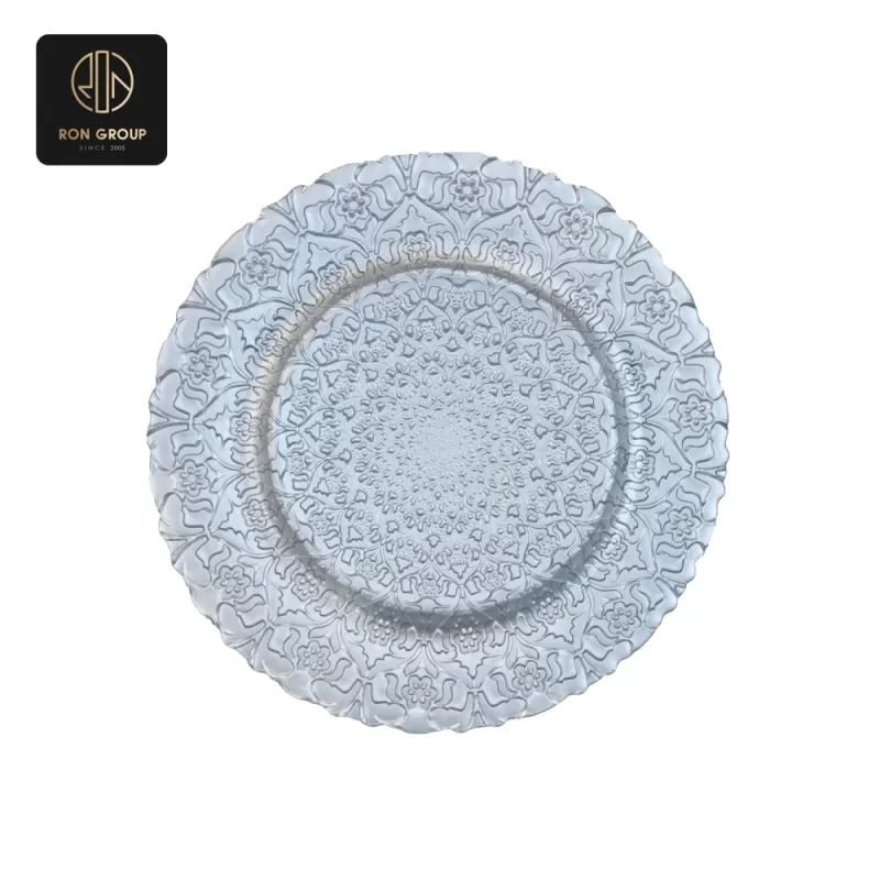 Elegant Glass Plate Series D