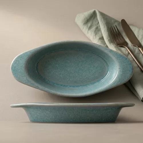 Elegant Starlight green ceramic tableware B