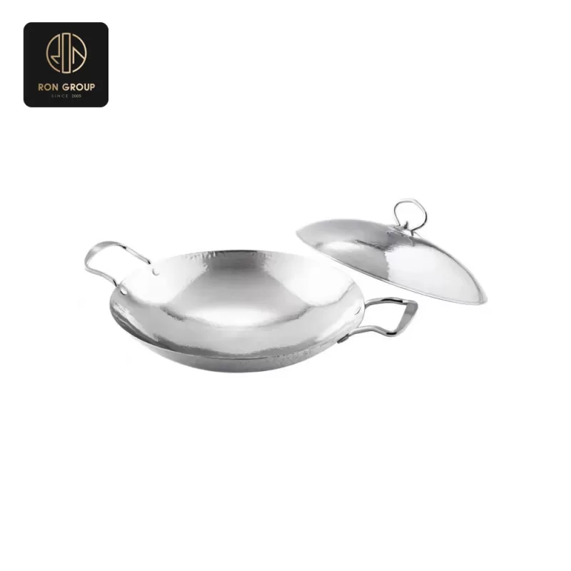 Hammered Gold Serving Bowl with Lid Series