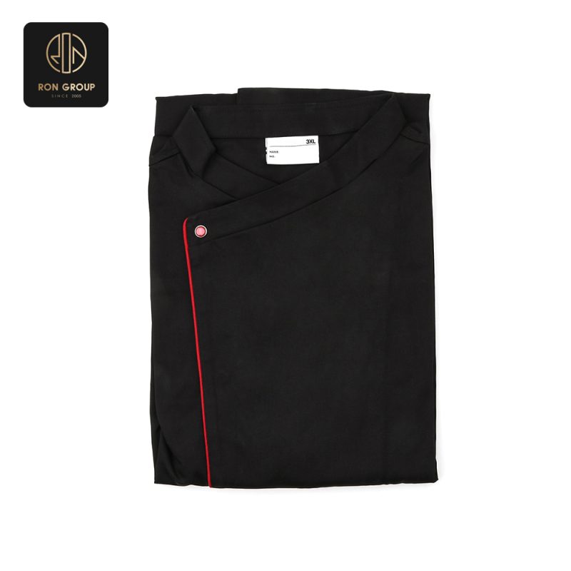 Red Accent Chef Jacket