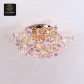 RON GROUP Elegance Series C Lamp - Purple Floral Chandelier