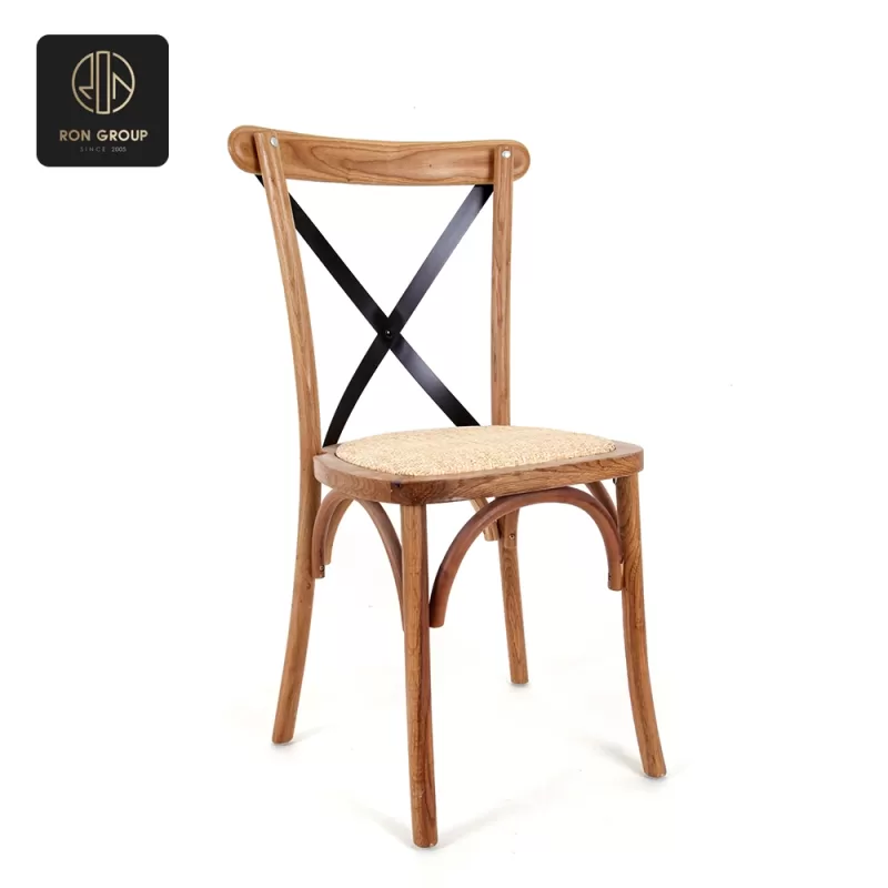 Wooden fork-backed chair C