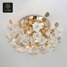 RON GROUP Elegance Series C Ceiling Lamp - White Floral Design